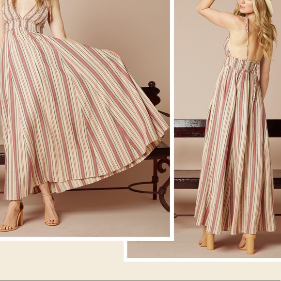 Urban Breeze - Beautiful Stripe Maxi Dress - Picture 10 of 10